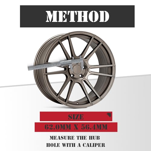 Cache-moyeux KitsPro 62 mm pour remplacer les centres de roue usés - 3