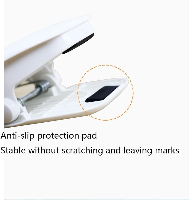 YYDS Desk lamp Abs Eye Protection Desk Lamp Led Clip-On Rechargeable Desk Lamp Suitable for Desk Bedside (Size: 30 * 15 * 14 cm) Desk Light (Color : White)