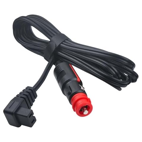 DC 12V Power Cord Car Fridge Compatible with Alpicool, Bodega, Euhomy, BougeRV, ARB, Dometic, ICECO, Setpower, JoyTutus Car Refrigerator Power Cord Cover