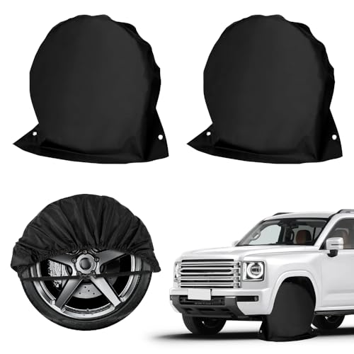 yotutun 2 Pièces Housse de Protection Pneu pour Roues de 27 à 29 Pouces, Housse de Roue pour Caravane Housse de Pneu Voiture Protecteurs de Roues Universels pour Caravane SUV Camion
