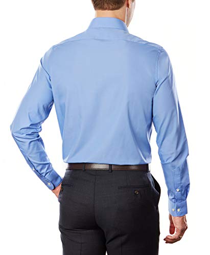 Image of Arrow 1851 Men's Dress Shirt Poplin (Available in Regular, Fitted, Slim, and Extreme Slim Fits)