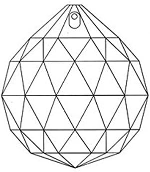 Set of 10 - Clear Asfour Crystal Ball Prism Art# 701-20mm Laser Cut Crystal