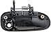 Dorman 77777 Front Driver Side Exterior Door Handle Compatible with Select Honda Models, Smooth Black