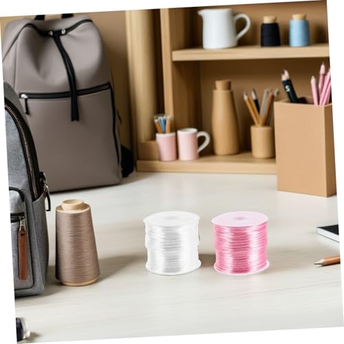 Conectores para collares con cierre de presión y kit de hilo de nailon para pulseras hechas a mano 8