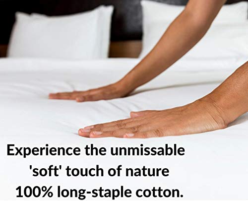 Charlottelyhues CH3DC1000TCKCKWHITE 3 Piece Duvet Set 1000 Thread Count 100% Egyptian Cotton Breathable Soft Duvet Cover Set With Zipper & Corner Ties Quilt Cover Sateen Weave Durable Duvet thumb #4