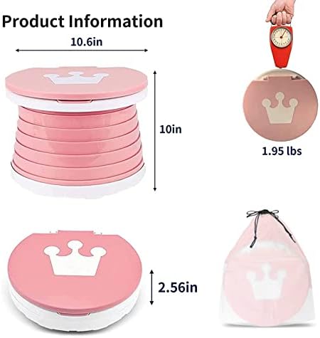 Portable Potty for Toddler,Travel Potty Seat for Toddler,Travel Toilet Kids — view 4