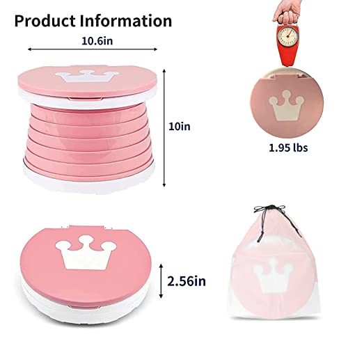 Sunnysmile B-300 Portable, Foldable Potty Seat For Toddler, Training Toilet Seat Emergency Toilet thumb #4