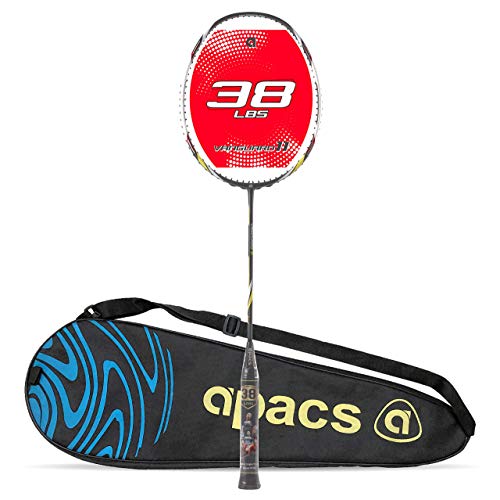 Apacs Vanguard 11 (Mega Tension - 38LBS) Unstrung Full Graphite B...