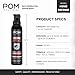 POM Pepper Spray Home Defense Unit, Maximum Strength OC Spray with Pistol Grip Handle and Safety Pin, 25 ft Range, UV Marking Dye, Easy Aim Design, Made in USA