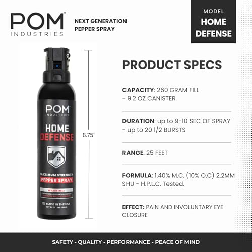 POM Pepper Spray Home Defense