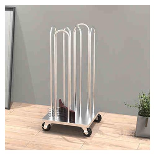 Perchero para ropa con apilador de perchas vertical antioxidante