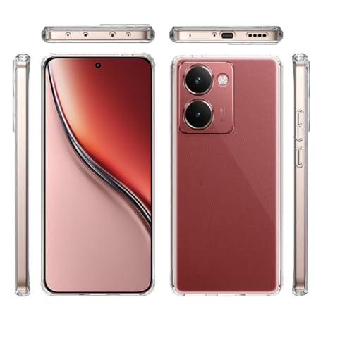 Image of COVERBLACK Flexible Rubber Case Back Cover for Compatible Model with Realme RMX5030 / P3 Ultra 5G - Transparent