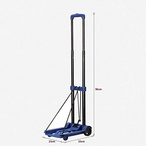 Carretilla plegable de mano de aluminio portátil miniatura 6
