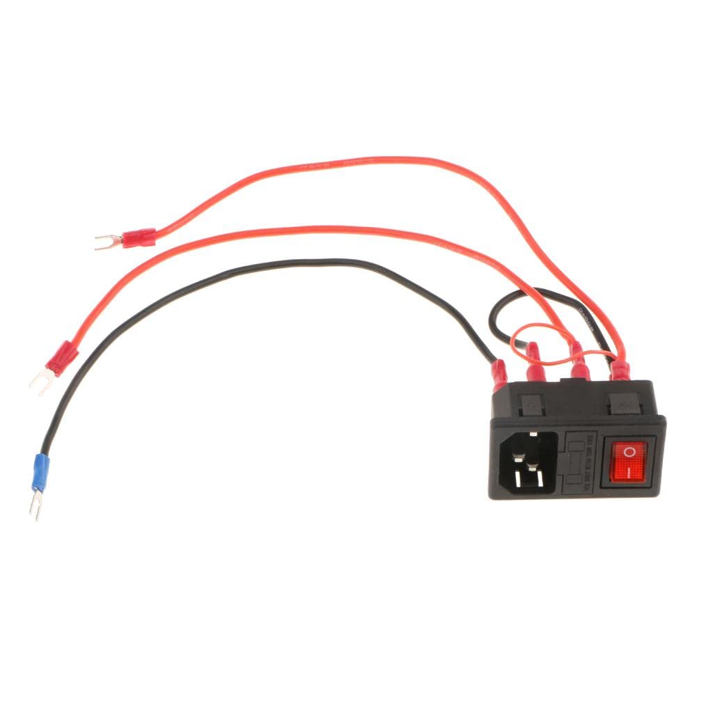 EXPORA 3D Printer Part 220V 110V 15A Power Outlet Socket Switch Fuse for 3D Printer-picture-30