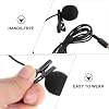 Toddmomy Mini Wired Lapel Microphone with Omnidirectional Condenser Capsule, Copper Plastic Material, Windscreen Noise Reduction, Clip-on Mic for Camera and Laptop Use, for Chatting #2