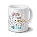 Städtetasse Helbra - Design Famous Cities of the World - Stadt-Tasse, Kaffeebecher, City-Mug, Becher, Kaffeetasse - Farbe Weiß