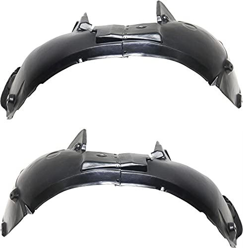 Garage-Pro Set of 2 Fender Liner For 2013-2016 Audi A4 Front Driver and Passenger Side Inner MAT: PET/Vacuum Form OEM: PP+PE/Injection