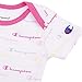 Champion 3-Pack Short Sleeve Baby Bodysuit, Gender Neutral Baby Clothes Infant Clothing, Multiple Colors/0-6M