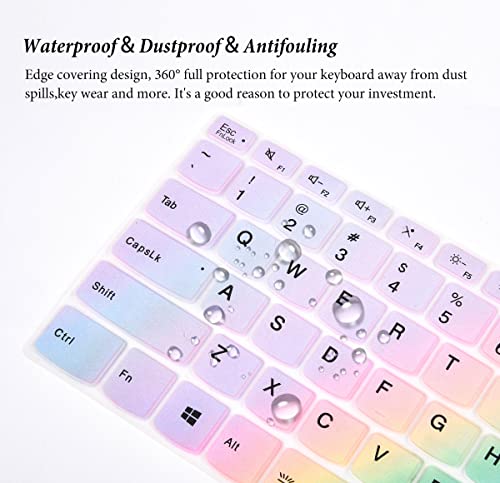 Image of Keyboard Cover for Lenovo Flex 5 /IdeaPad 5 14 inch,Lenovo IdeaPad Flex 5i 14 inch /Slim 7 9 /Yoga 5i 7i /Yoga 9 7 Pro /Slim 7 pro x Keyboard Skin, ThinkBook 14 14s /Yoga Pro 14s Protector
