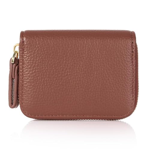 1PC First Layer Cowhide Organ Card Case RFID Anti-theft Lady Card Holder Men Card Case Multifunctional