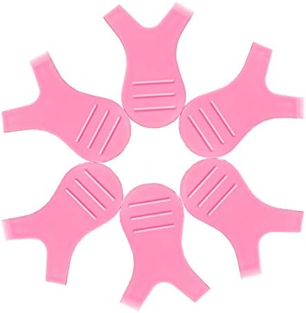 20PCS Silicone Eyelash Perming Curler Pink, Y Shape Lash Lifting Grafting Eyelash Brush, Makeup Beauty Tool for Eye Lash Extension