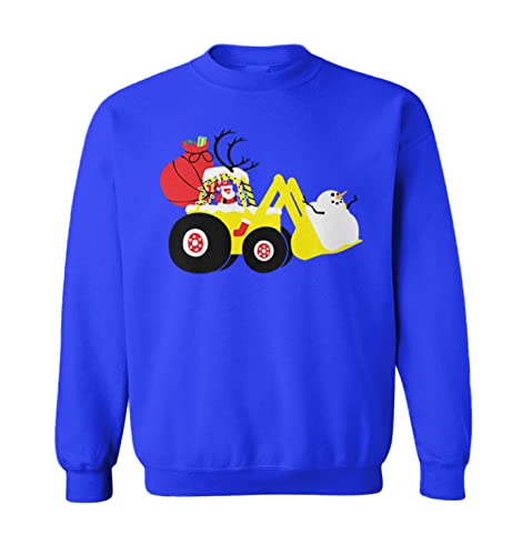 Santa Claus Digger - Snowman Toddler Fleece Crewneck Sweater