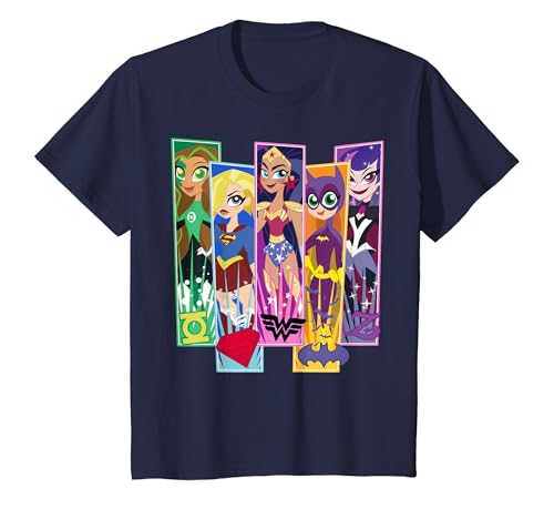 DC Comics Super Hero Girls Character Panels T-Shirt