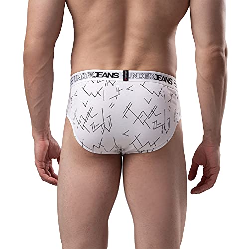Image of Underjeans Men Cotton Blend Brief - Pack of 2