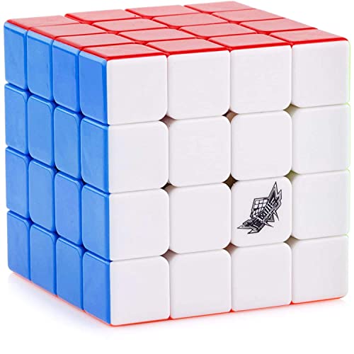 D-FantiX Cyclone Boys 4x4 Speed Cube Stickerless 4 by 4 Magic Cube 4x4x4 Puzzles Toys (60mm)
