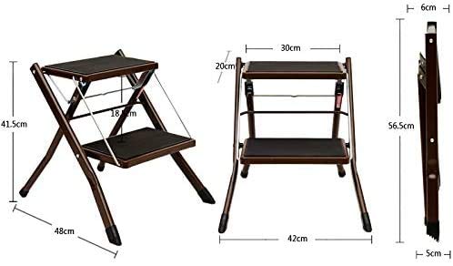 Taburete plegable multifuncional CHEWYNP escalera simple de dos niveles 3