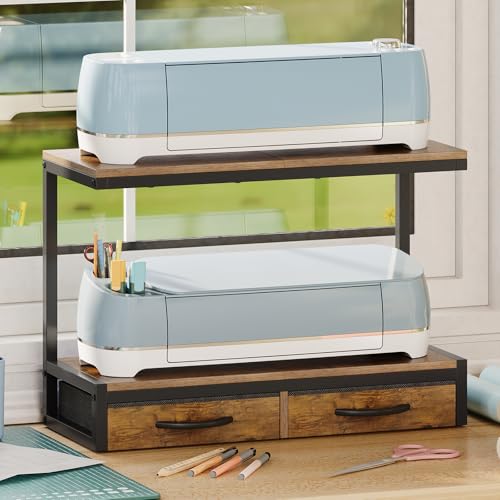 VENNQD Cricut Maker & Explore Stand with 2 Tiers