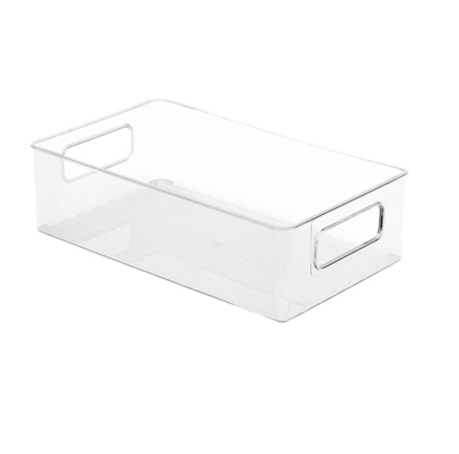MJINA Acrylic Desktop Organizer Box Transparent Basket Dormitory Face Mask Drawer Storage Box Snack Miscellaneous Items Rack Stackable