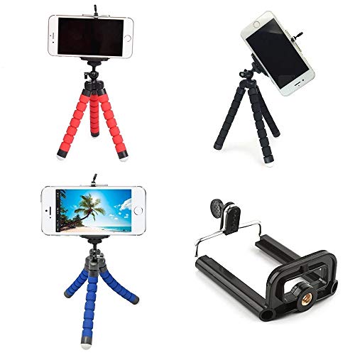 Iluminador Ring Light 26 cm USB com tripé 2.10 metros + Tripé Flexível CBRN14590 - Commerce Brasil