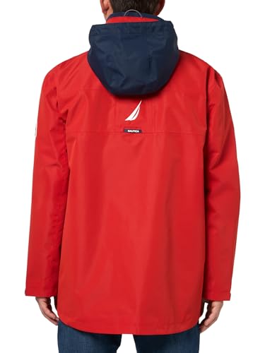 Image of Nautica Men's Lightweight Sailing Jacket - Waterproof & Windproof, Breathable