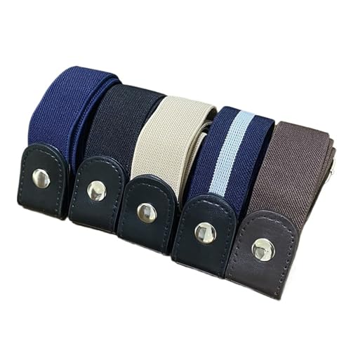 New Belts for Women Buckle-Free Waist Jeans Pants No Buckle Stretch Elastic Waist Belt for Men Ins Wind Invisible Lazy Belt4