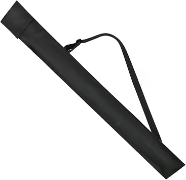 Bringsine Cue Stick Carrying Bag for 1/2 Billiard Stick Storage, 32 Inches Black Color, with Mini Zipper Storage Pouch