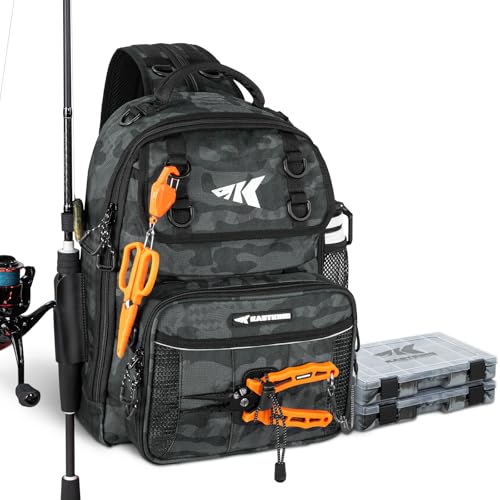 fishing tackle backpack with boxes product image