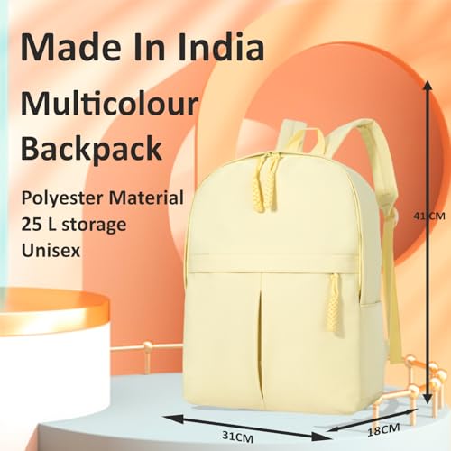 Image of Tinytot 30 Litre Japanese Korean Style School Bag Water-Resistant Laptop & Travel Backpack - Unisex Large 18 Inches Multipurpose Student Backpack for Boys & Girls, Men & Women