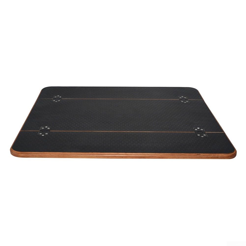 Plateau de table pliable en bois stratifié de 59,4 x 57,9 cm compatible avec les camping-cars, remorques, bateaux, support de table rotatif pour salle à manger ou travail
