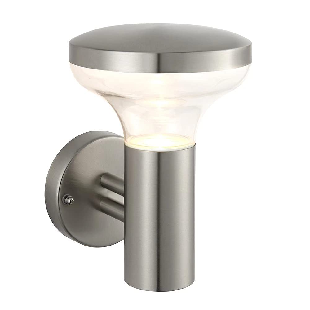 Saxby Roko 3.5W Marine Grade Stainless Steel IP44 Outdoor Garden GU10 LED Wall Light