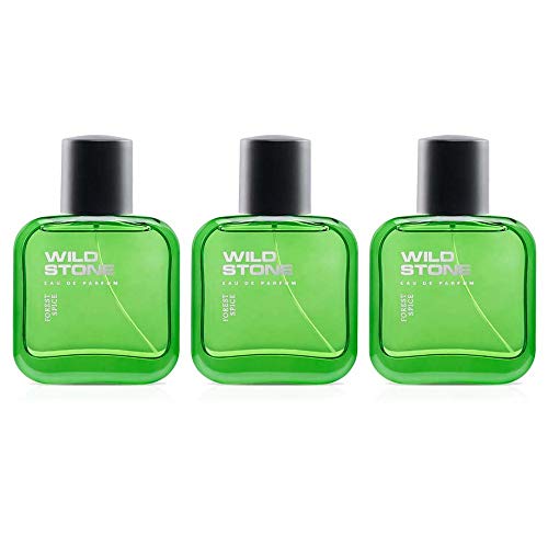 Image of Wild Stone Forest Spice Spray Perfume Combo for Men, Pack of 3 (50ml each)
