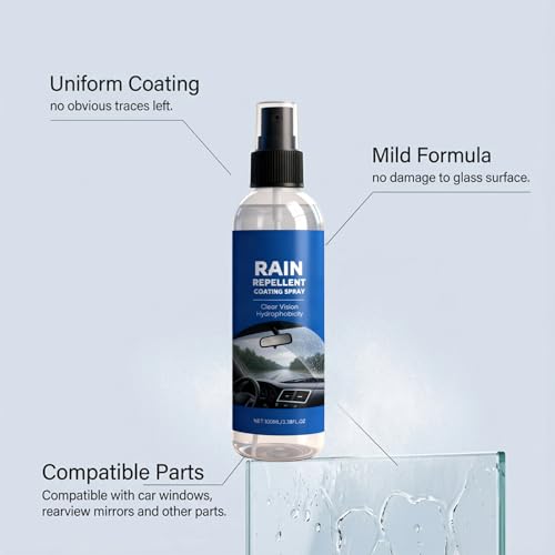 Spray Protector Hidrofóbico para Parabrisas de Coche miniatura 6