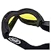 Global Vision Big Ben Motorcycle Goggles (Black Frame/Yellow Lens)