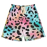 innewgogo Modern Leopard Fashion Toddler Baby Boy Girl Cotton Pull-On Shorts Elastic Waist Kids Pants Casual Jogger Shorts 4T