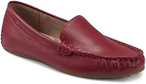 Aerosoles womens Over Drive Driving Style Loafer, Red Leather, 8.5 US | Image 1