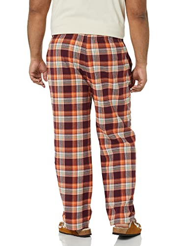 Image of Amazon Essentials Men's 100% Cotton Flannel Sleep Pant, Relaxed Fit Lounge Pants with Elastic Waist and Drawstring