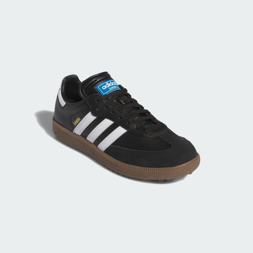 adidas Samba Golf Shoes Black/White/Gum - Image 5