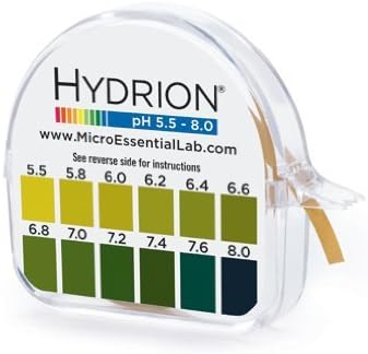 Hydrion pH 15 Foot Roll With Chart and Dispenser 5.5-8.0 pH Range