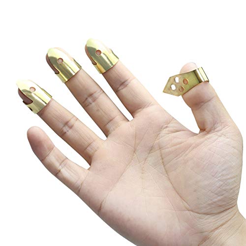 Doigts de Guitare 3 Doigts D’Index + 1 Pouce RéGlable en MéTal Pick de Style de Doigt Protecteur de Doigt - Les Beatles, Paul McCartney, John Lennon, RIngo Starr, George Harrison Doigts de Guitare 3 Doigts D'Index + 1 Pouce RéGlable en MéTal Pick de Style de Doigt Protecteur de Doigt – Image 6