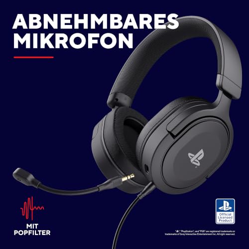 GXTrust Forta PS5 Gaming Headset Lizenziert für PlayStation 5, Schwarz – Ansicht 6